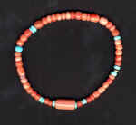 pink coral and turquoise jewelry beads