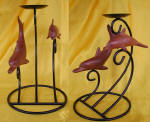 iron handicraft candle holder by art export bali indonesia