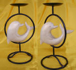 iron handicraft candle holder by art export bali indonesia