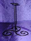 wrought iron handicraft iron candle holder by art export bali indonesia