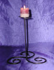 wrought iron handicraft iron candle holder by art export bali indonesia