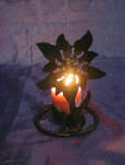 wrought iron handicraft iron candle holder by art export bali indonesia