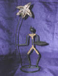 wrought iron handicraft iron candle holder by art export bali indonesia