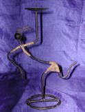 wrought iron handicraft iron candle holder by art export bali indonesia