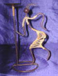 wrought iron handicraft iron candle holder by art export bali indonesia