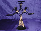 wrought iron handicraft iron candle holder by art export bali indonesia