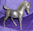 Silver Plated Bronze Horse