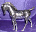 Silver Plated Bronze Horse