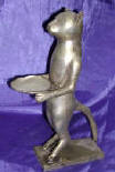 Silver Plated Bronze Cat