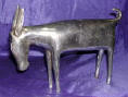 Silver Plated Bronze Goat