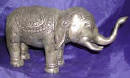 Silver Plated Bronze Elephant