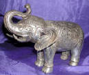 Silver Plated Bronze Elephant