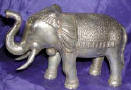 Silver Plated Bronze Elephant