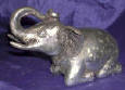 Silver Plated Bronze Elephant