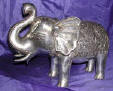 Silver Plated Bronze Elephant