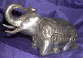 Silver Plated Bronze Elephant