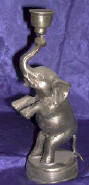 Silver Plated Bronze Elephant