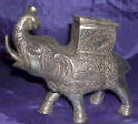 Silver Plated Bronze Elephant