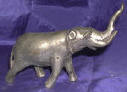 Silver Plated Bronze Elephant