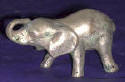 Silver Plated Bronze Elephant