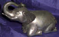 Silver Plated Bronze Elephant