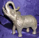 Silver Plated Bronze Elephant