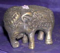 Silver Plated Bronze Elephant 