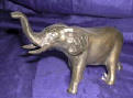 Silver Plated Bronze Elephant 