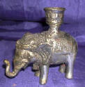 Silver Plated Bronze Elephant 