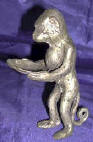 Silver Plated Bronze Monkey