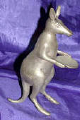 Silver Plated Bronze Kangaroo