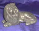 Silver Plated Bronze Lion