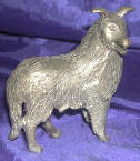 Silver Plated Bronze Wolf