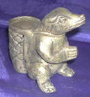 Silver Plated Bronze Rat