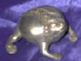 Silver Plated Bronze Frog