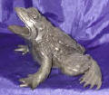 Silver Plated Bronze Frog