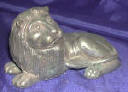 Silver Plated Bronze Lion