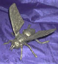 Silver Plated Bronze Wasp