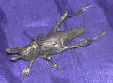 Silver Plated Bronze Grasshopper