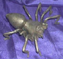 Silver Plated Bronze Spider