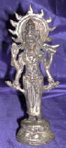 Silver Plated Bronze Shiva / Siwa