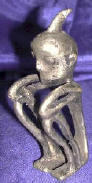 Silver Plated Bronze Human Form Primitive