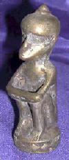 Silver Plated Bronze Human Form Primitive