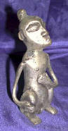 Silver Plated Bronze Human Form Primitive