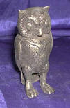 Silver Plated Bronze Owl