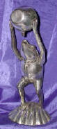 Silver Plated Bronze Frog