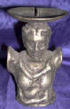 Silver Plated Bronze Human Form Candle Holder