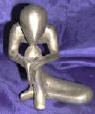 Silver Plated Bronze Human Form 