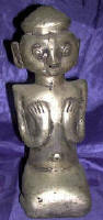 Silver Plated Bronze Human Form Primitive