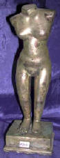 Silver Plated Bronze Human Form